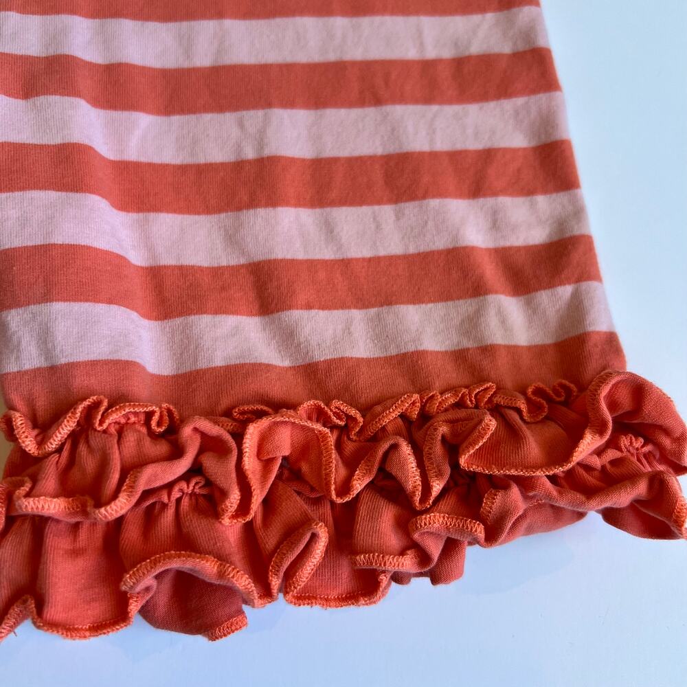 Matilda Jane Licorice Laces Shorties Pink Stripe Ruffle Shorts Girls 8 - Picture 3 of 6